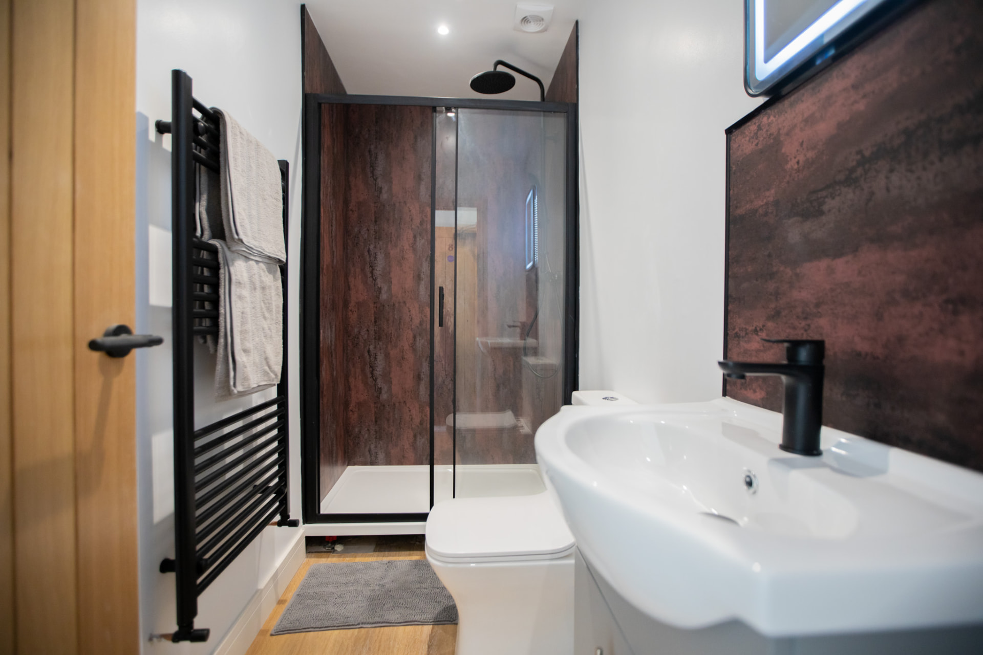 Wadham Road after — en-suite shower room