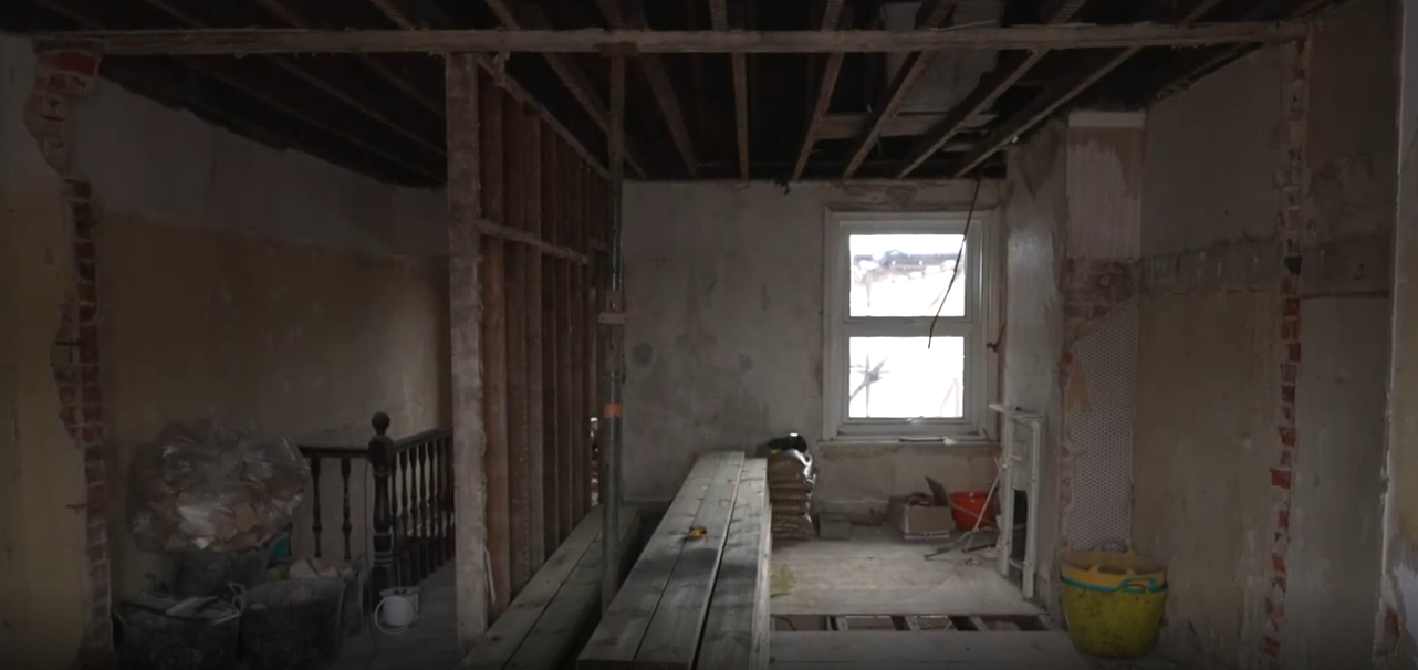 Archers before — stripped first floor