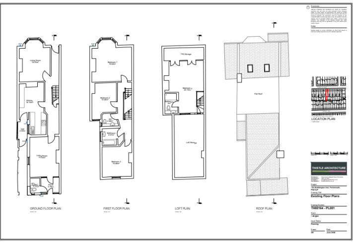 Stubbington Avenue — existing floor plans