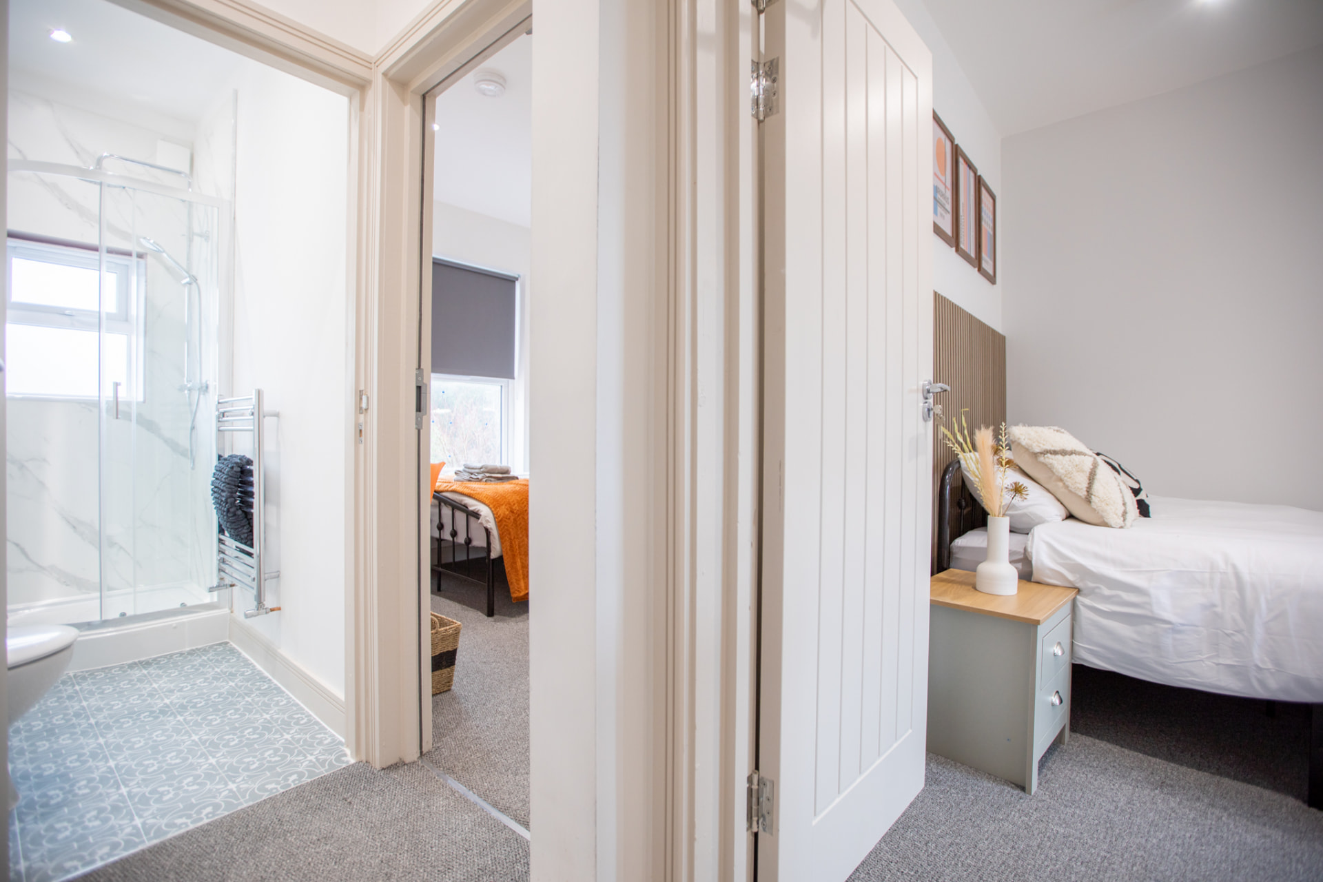 Fairham after — landing between room and en-suite