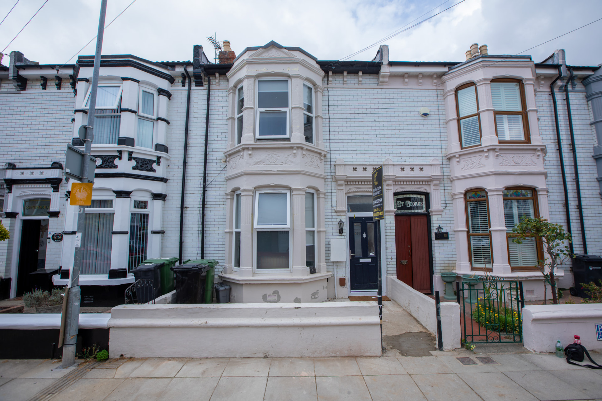 Wadham Road after — finished street frontage