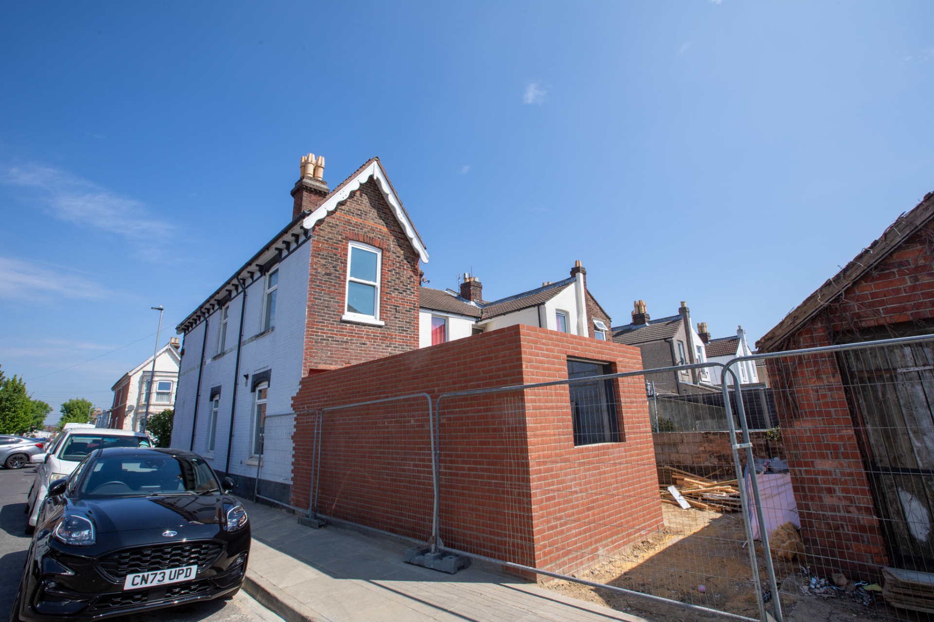 Laburnham Grove — first-floor room stripped back